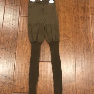 Spanx fishnet tights in brown